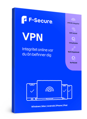 F-Secure VPN 1 år, 1 enhet
