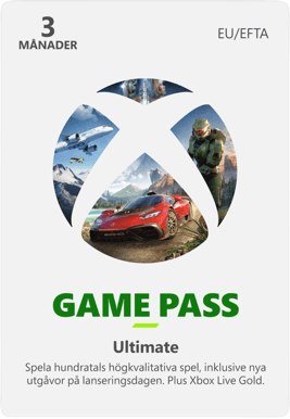 Xbox Game Pass Ultimate 3 månader