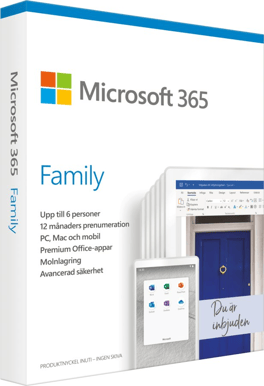 Microsoft 365 Family - Vid köp av dator