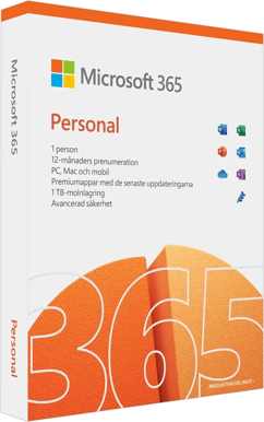 Microsoft 365 Personal Fysisk licens