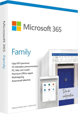 Microsoft 365 Family Fysisk licens