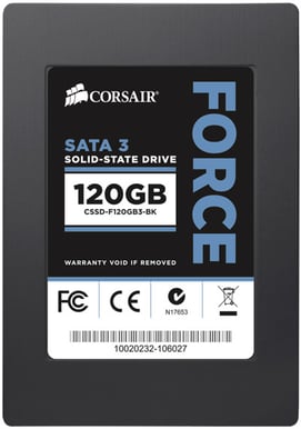 Corsair SSD Force 3 Series 120GB Max 1st per hushåll