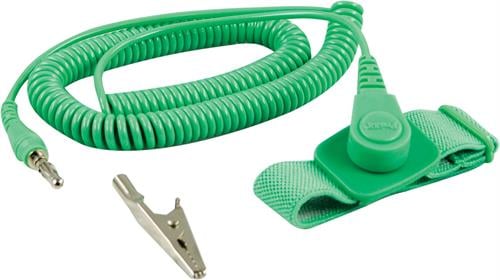 ESD-armband med spiralkabel