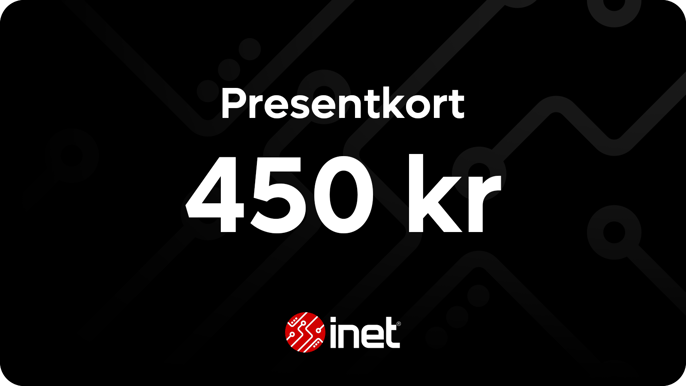 Inet Presentkort 450 kr