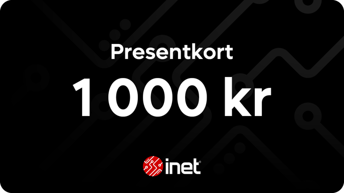 Inet Presentkort 1000 kr