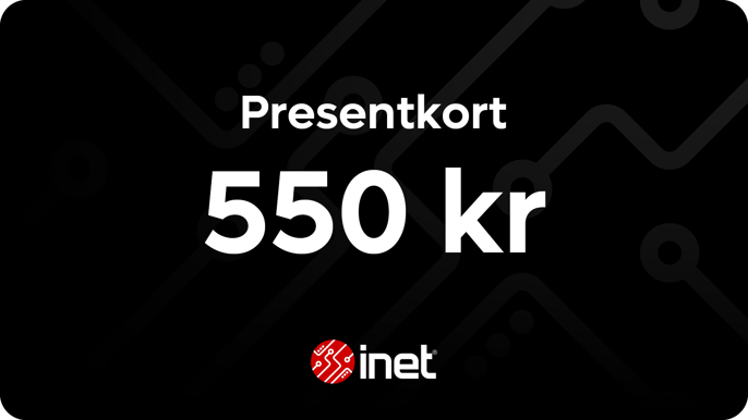 Inet Presentkort 550 kr