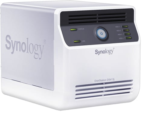 Synology DS413J + 2st WD RED 3TB KAMPANJ