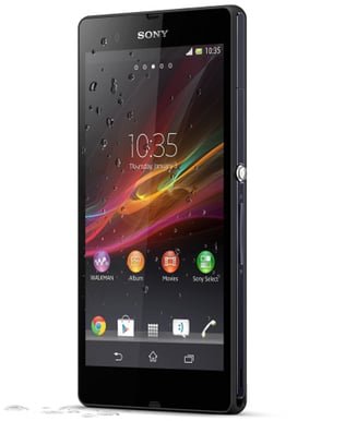 Sony Xperia Z Svart + invisibleSHIELD Skärmskydd