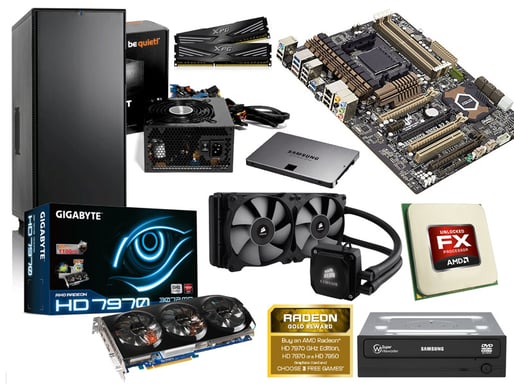 Dator i delar - Ultra AMD + 3st spel (GOLD)