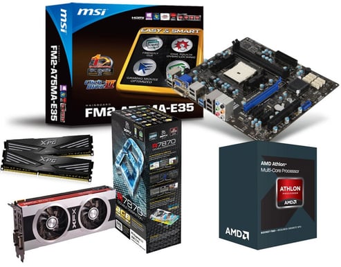 Uppgraderingspaket - Medium AMD +3st spel (GOLD)