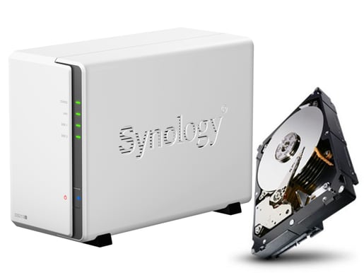 Synology DS213J + 1st Seagate NAS 3TB KAMPANJ