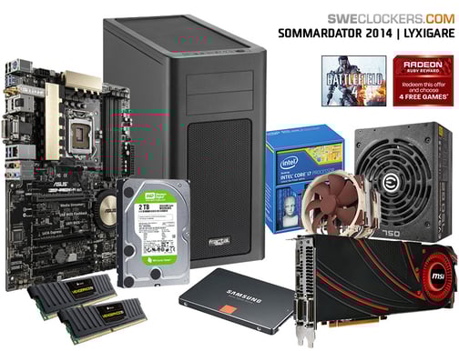 SweClockers Sommardator 2014, Lyxigare + 3st spel