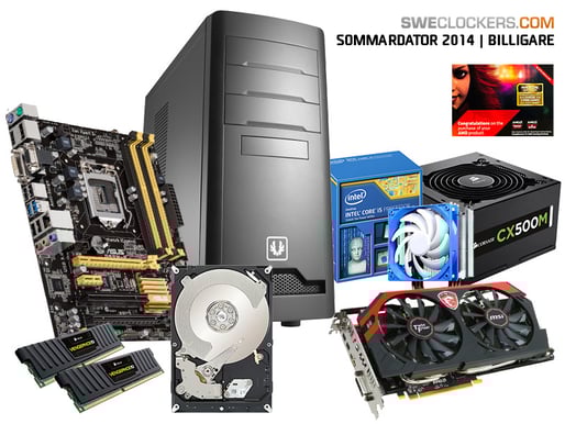 SweClockers Sommardator 2014, Billigare + 3st spel