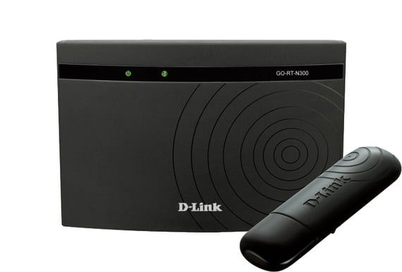 D-Link GO RT N300 + DWA-140 USB-adapter