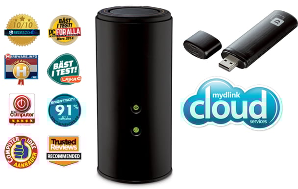 D-Link DIR-868L AC1750 Dual-band + DWA-182 (värde 499:-)