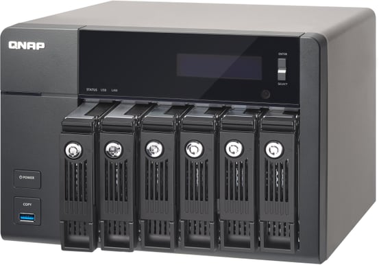 Qnap TS-653 Pro NAS + 1st WD Red 4TB