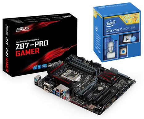 ASUS Z97-PRO GAMER + Intel Core i5 4690K