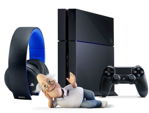 Sony PS4 Playstation 4 500GB + Wireless Stereo Headset