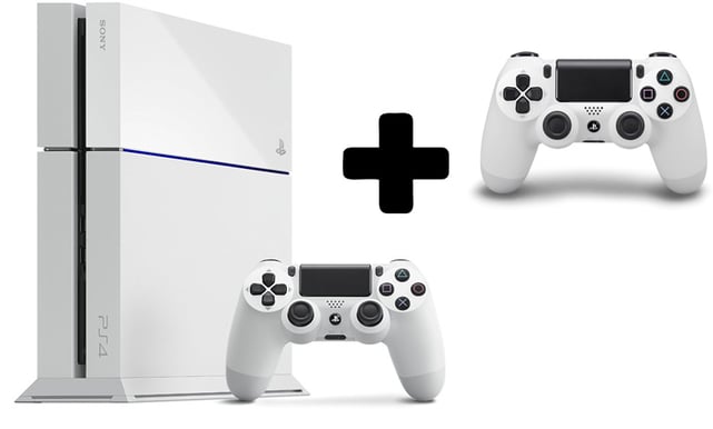 Sony PS4 Playstation 4 500GB White + Extra handkontroll