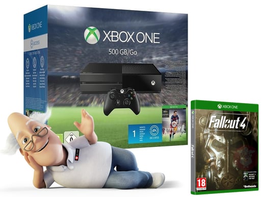 Microsoft Xbox One 500GB + Fallout 4 + FIFA 16