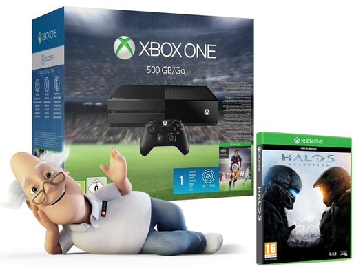 Microsoft Xbox One 500GB + Halo 5 + FIFA 16