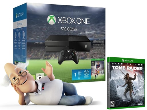 Microsoft Xbox One 500GB + Rise of the Tomb Raider + FIFA 16