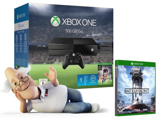 Microsoft Xbox One 500GB + Star Wars Battlefront + FIFA 16