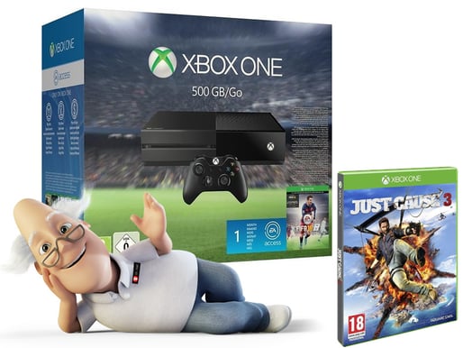 Microsoft Xbox One 500GB + Just Cause 3 + FIFA 16