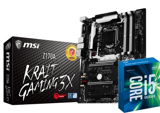 Uppgraderingspaket - Z170A KRAIT GAMING 3X + Intel Core i5 6600K