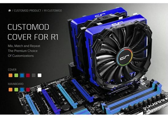 Cryorig R1 Ultimate + Customod R1 Blå