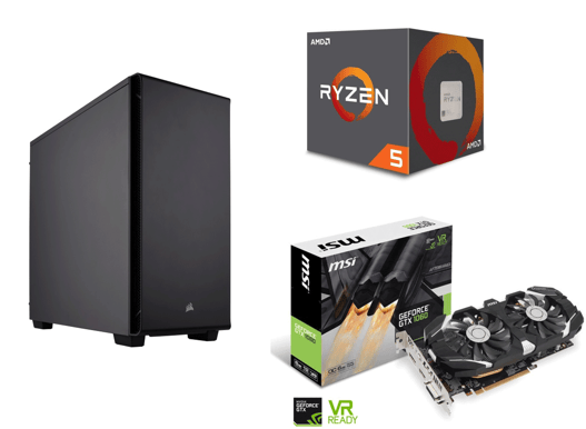 Gamingdator i delar - AMD Ryzen 5 GTX 1060