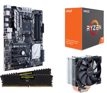 Uppgraderingspaket - AMD Ryzen 7 1700X ASUS