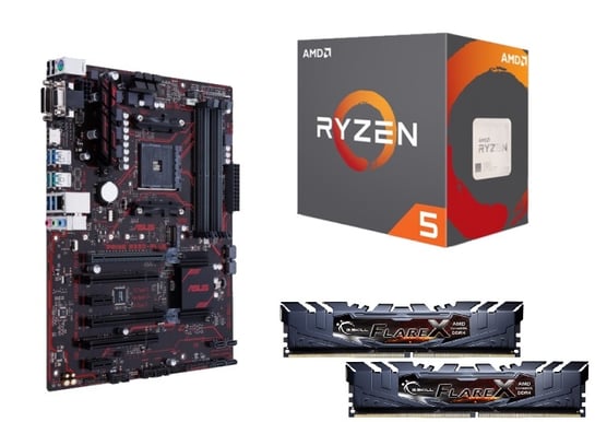 Uppgraderingspaket - AMD Ryzen 5 1600 ASUS