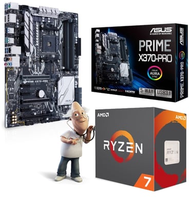 ASUS PRIME X370-PRO + AMD Ryzen 7 1700X - Inet.se
