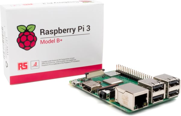 Raspberry Pi 3, Model B+ inkl 16GB SD (NOOBs)