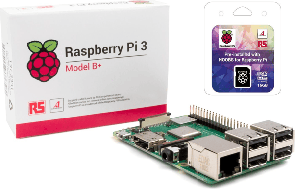 Raspberry Pi 3B+ inkl 16GB NOOBS
