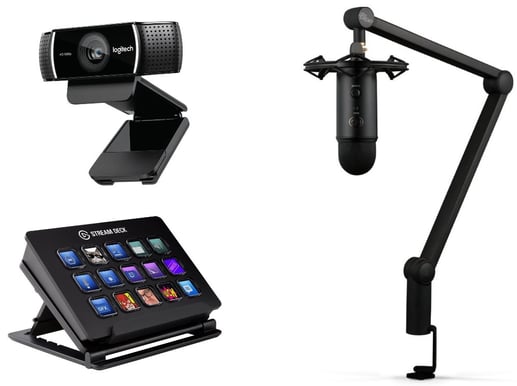 Streamingkit Blue Microphones YetiCaster + C922 Pro Stream + Stream Deck
