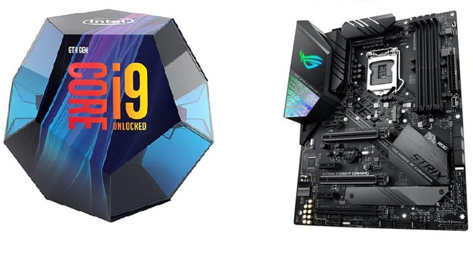 Uppgraderingspaket - Intel Core i9 9900K + ASUS Z390-F GAMING