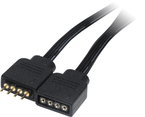 Inet Tyst Chassifläkt 140mm RGB 3-pack