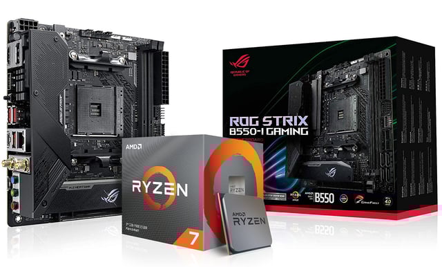 Uppgraderingspaket - AMD Ryzen 7 3700X - ASUS ROG Strix B550-I GAMING