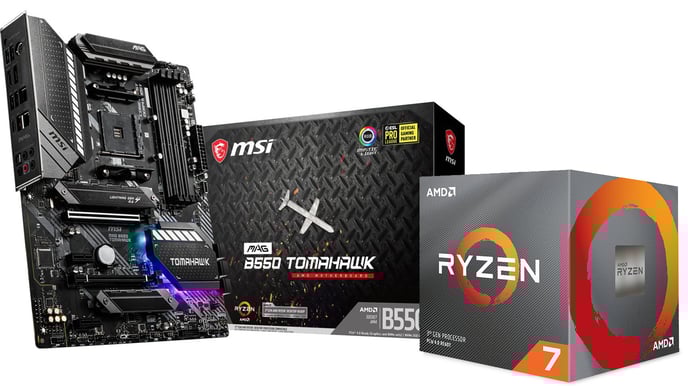 Uppgraderingspaket - AMD Ryzen 7 3700X - MSI MAG B550 TOMAHAWK