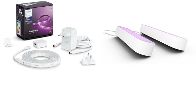 Philips Hue Play 2-pack Vit + Lightstrip