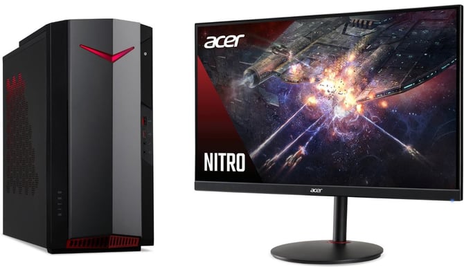 Acer Nitro Gamingpaket - 27" | i5 | 16GB | 512GB | RTX 3060Ti | 165 Hz | FHD