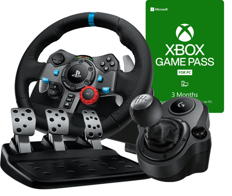 Logitech Driving Force G29 Racing Wheel inkl Shifter & Game pass PC