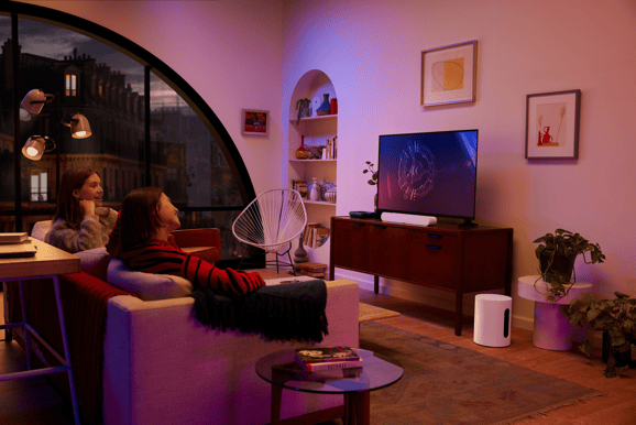 Sonos Ray + Sub Mini + One Hembiopaket Vit