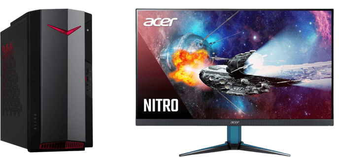 Acer Nitro Gamingpaket - 27" | i5 | 16GB | 512GB | RTX 3060Ti | 170 Hz | QHD