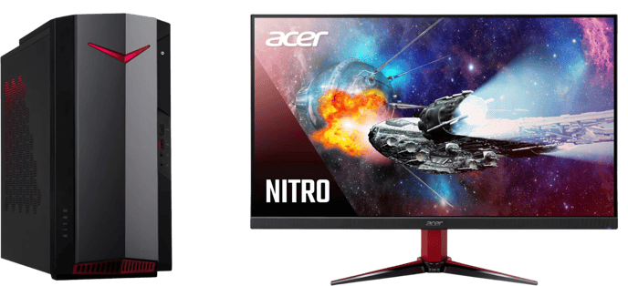 Acer Nitro Gamingpaket - 27" | i5 | 16GB | 512GB | RTX 3050 | 165 Hz | FHD