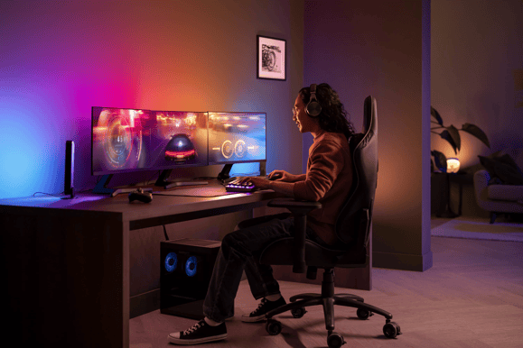 Philips Hue Play Gradient Lightstrip PC för 2st 32-34" skärm