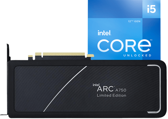 Paket - Intel Arc A750 8GB - 12600KF