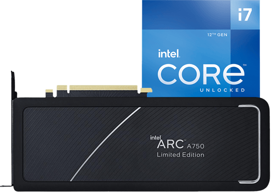 Paket - Intel Arc A750 8GB - 12700KF